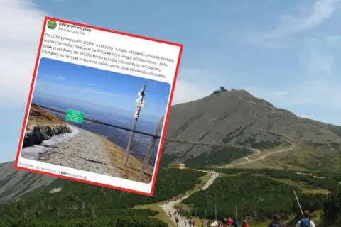 Pozytywna opinia GOPR-u oznacza, że czy szlak na Śnieżkę jest otwarty. Od jutra, 1 maja, oficjalnie otwarte zostają odcinki szlaków.
