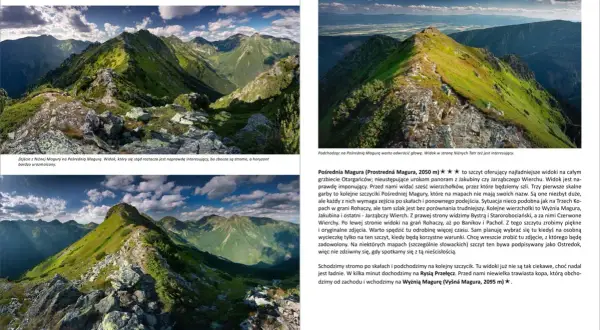 Tatry: jakie są najciekawsze szlaki turystyczne? Widok na grzbiet Niżniej Magury, zalesione doliny i skaliste szczyty.